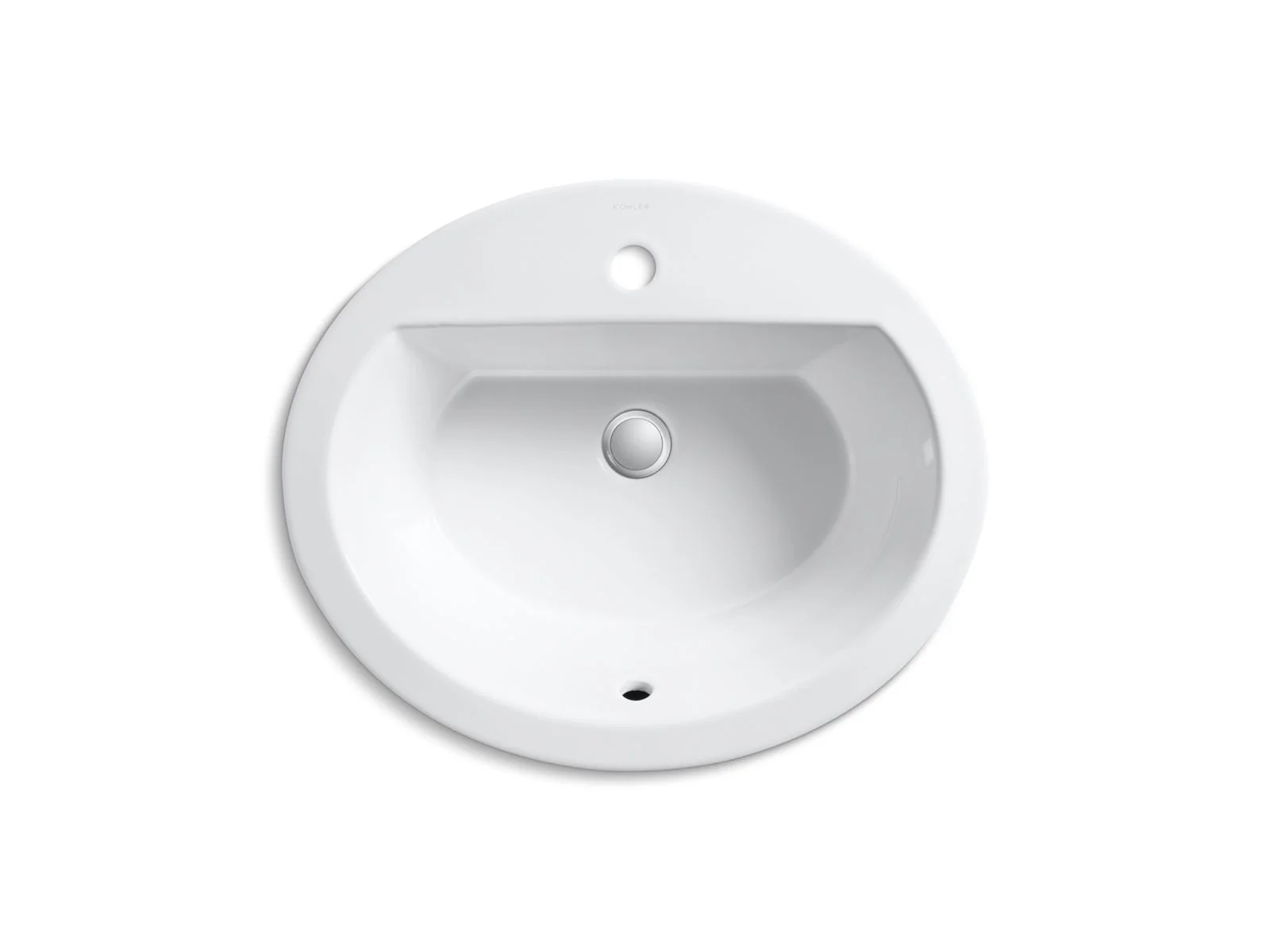 KOHLER K-2699-1 Bryant 20-1/4" oval drop-in bathroom sink - Image 2
