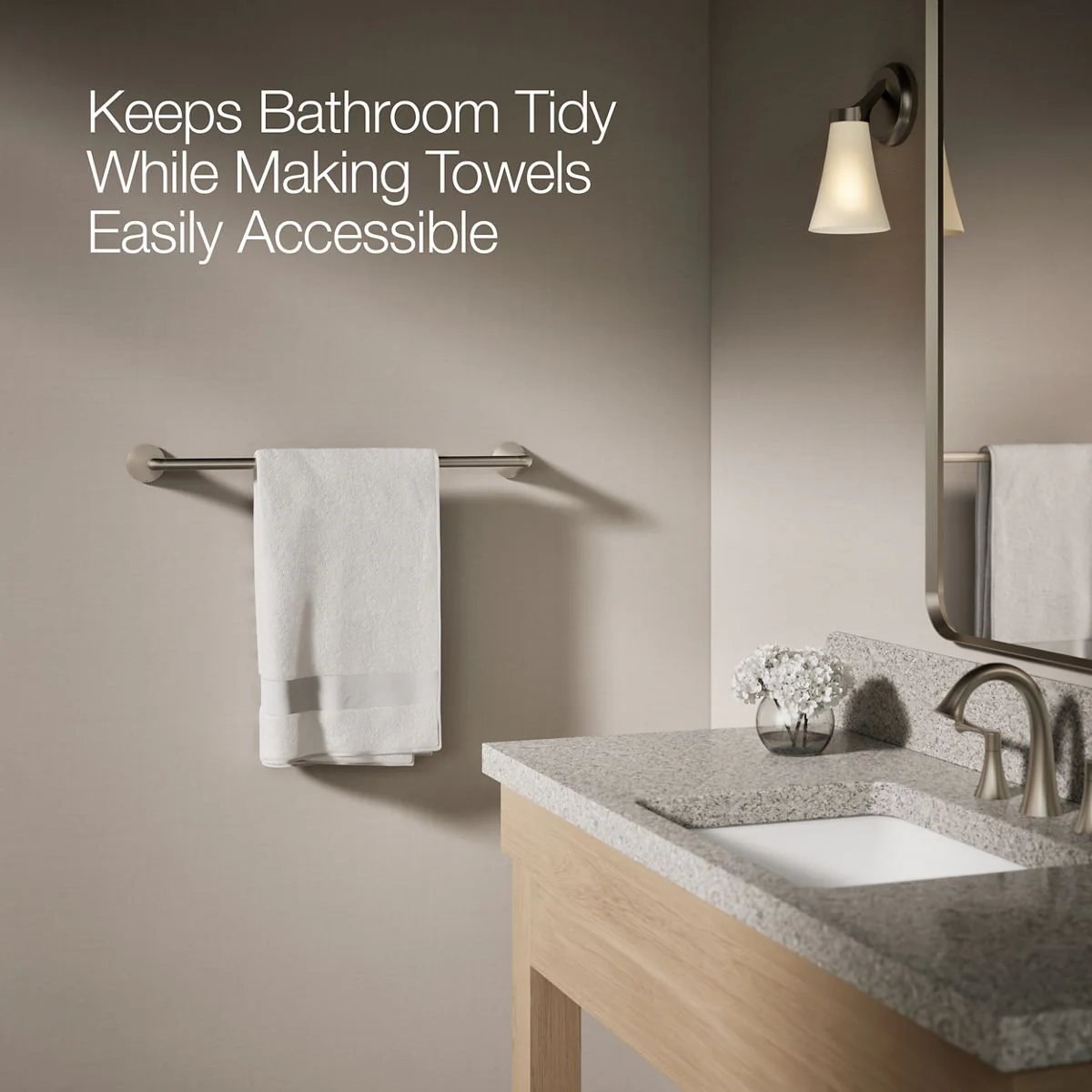 KOHLER K-35932 Buckley 24" towel bar - Image 9