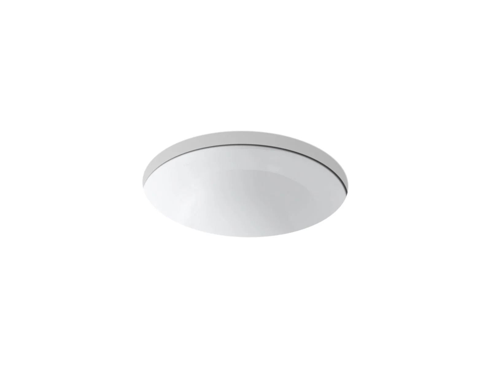 KOHLER K-2349 Camber 16-1/4" round undermount bathroom sink, no overflow