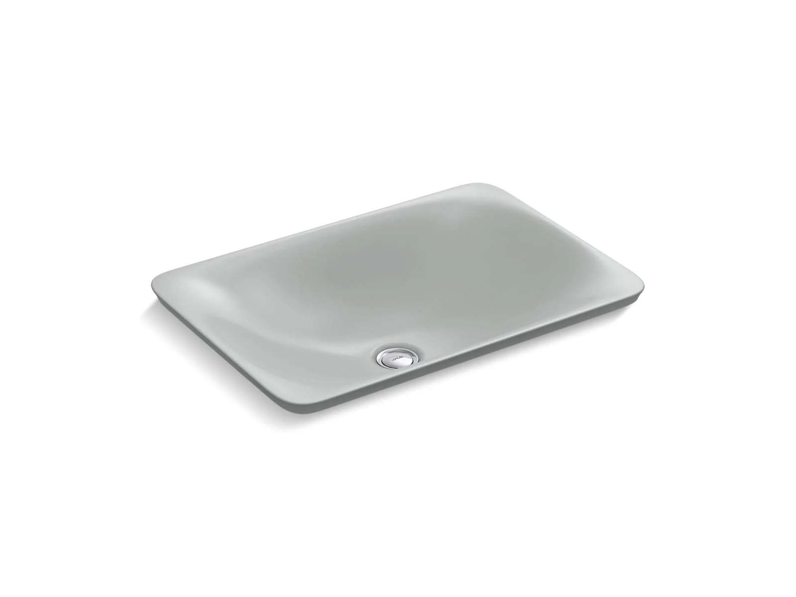 KOHLER K-7799 Carillon 21-1/4" rectangular drop-in bathroom sink, no overflow - Image 5