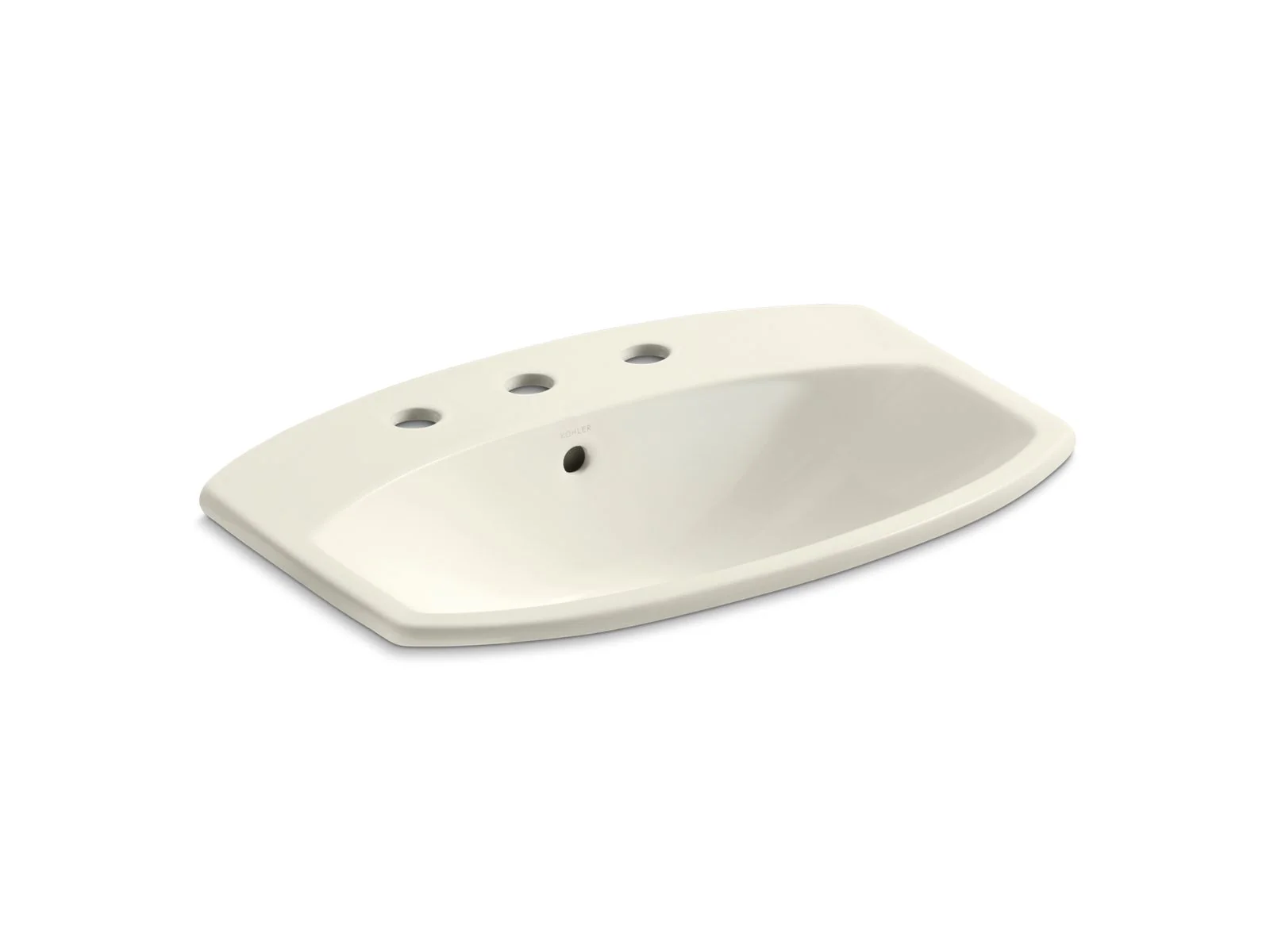 KOHLER K-2351-8 Cimarron 22-3/4" rectangle drop-in bathroom sink - Image 2