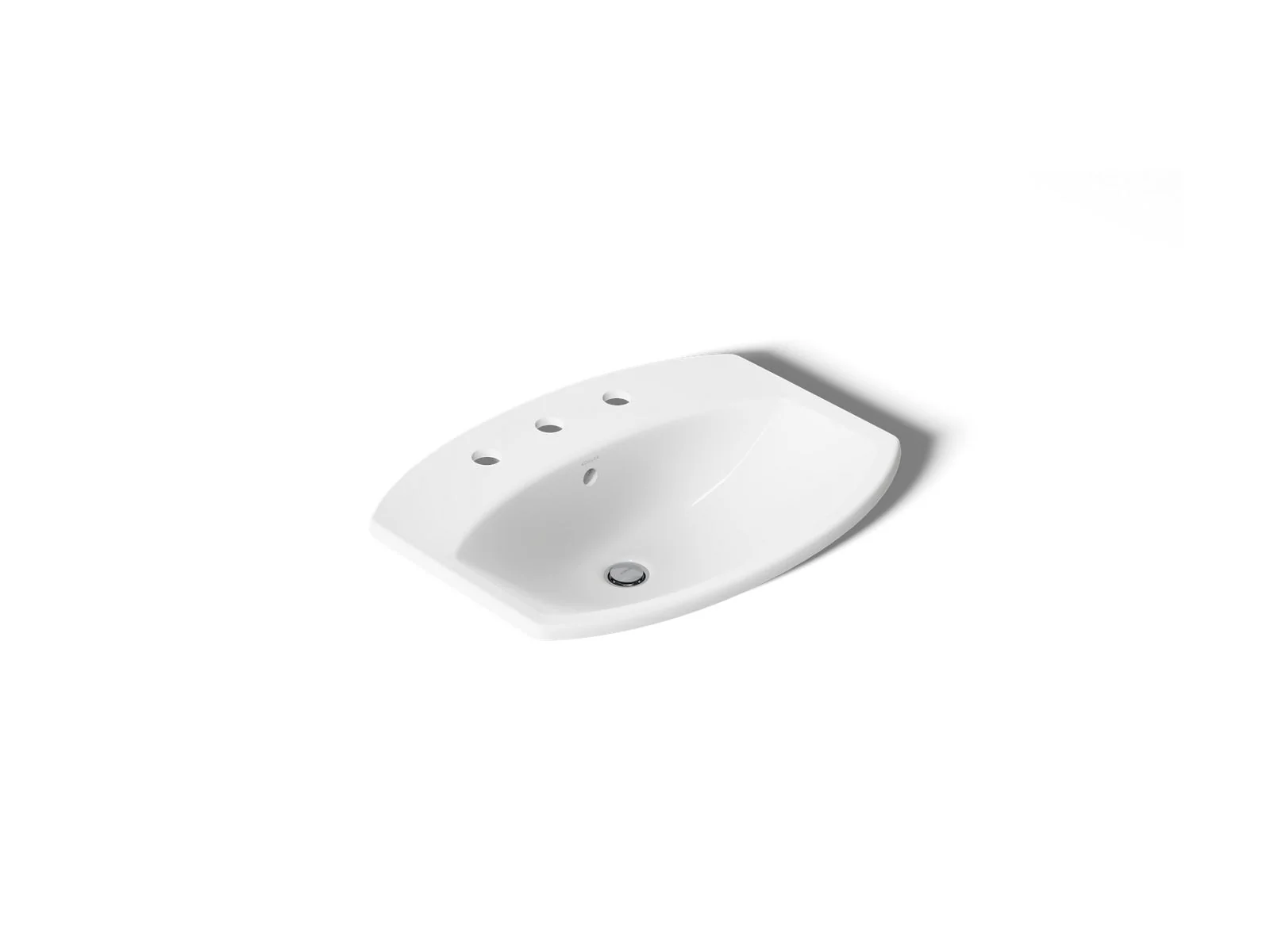 KOHLER K-2351-8 Cimarron 22-3/4" rectangle drop-in bathroom sink - Image 3