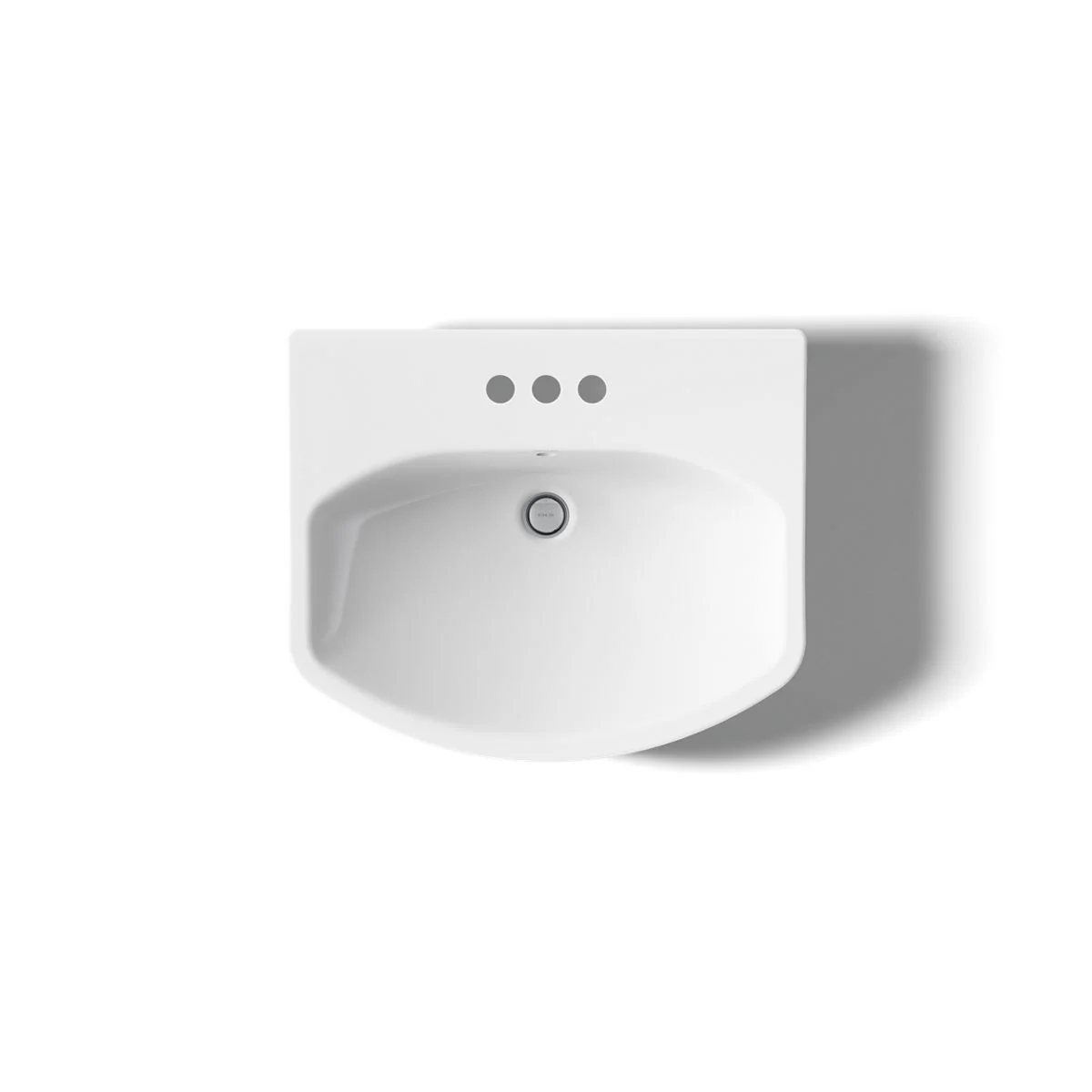 KOHLER K-2363-4 Cimarron 22-3/4" rectangular pedestal bathroom sink - Image 11