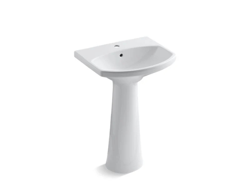 KOHLER K-2362-1 Cimarron 22-3/4" rectangular pedestal bathroom sink