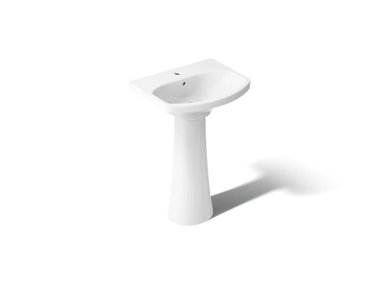 KOHLER K-2362-1 Cimarron 22-3/4" rectangular pedestal bathroom sink - Image 15