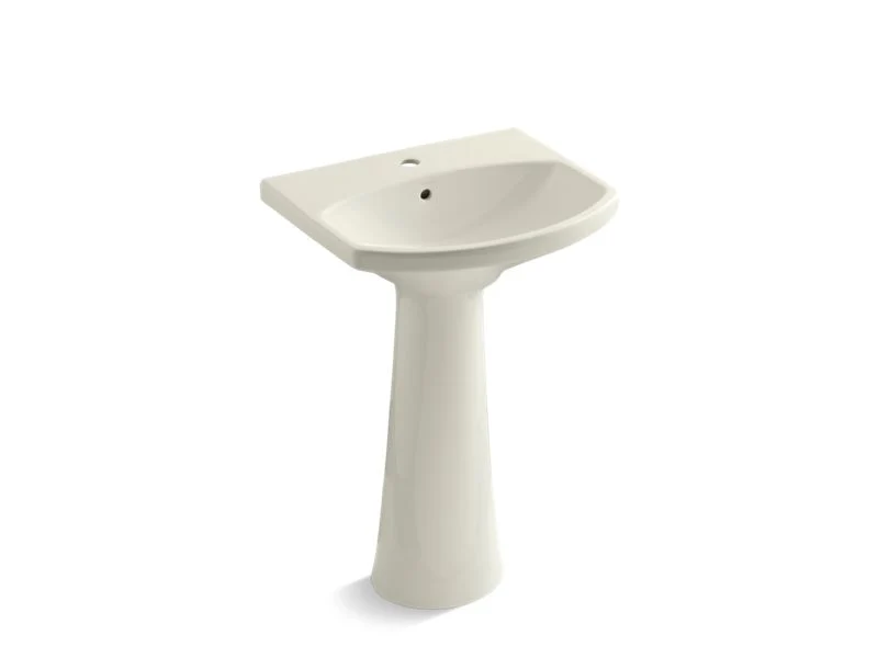 KOHLER K-2362-1 Cimarron 22-3/4" rectangular pedestal bathroom sink - Image 4