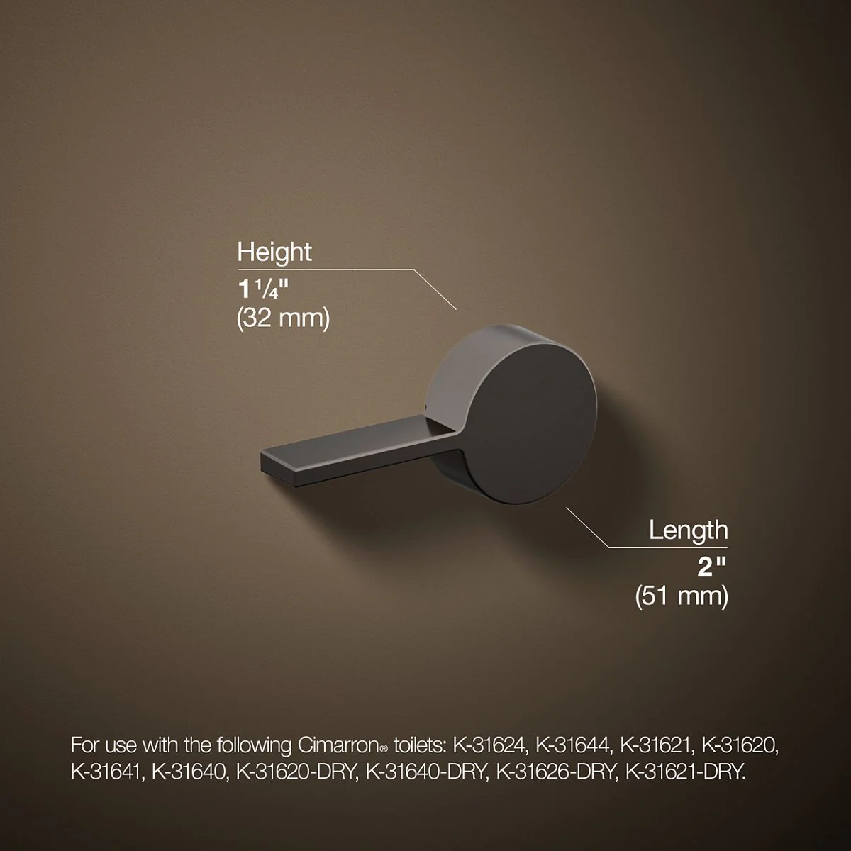 KOHLER K-9466-L Cimarron Left-hand trip lever - Image 10
