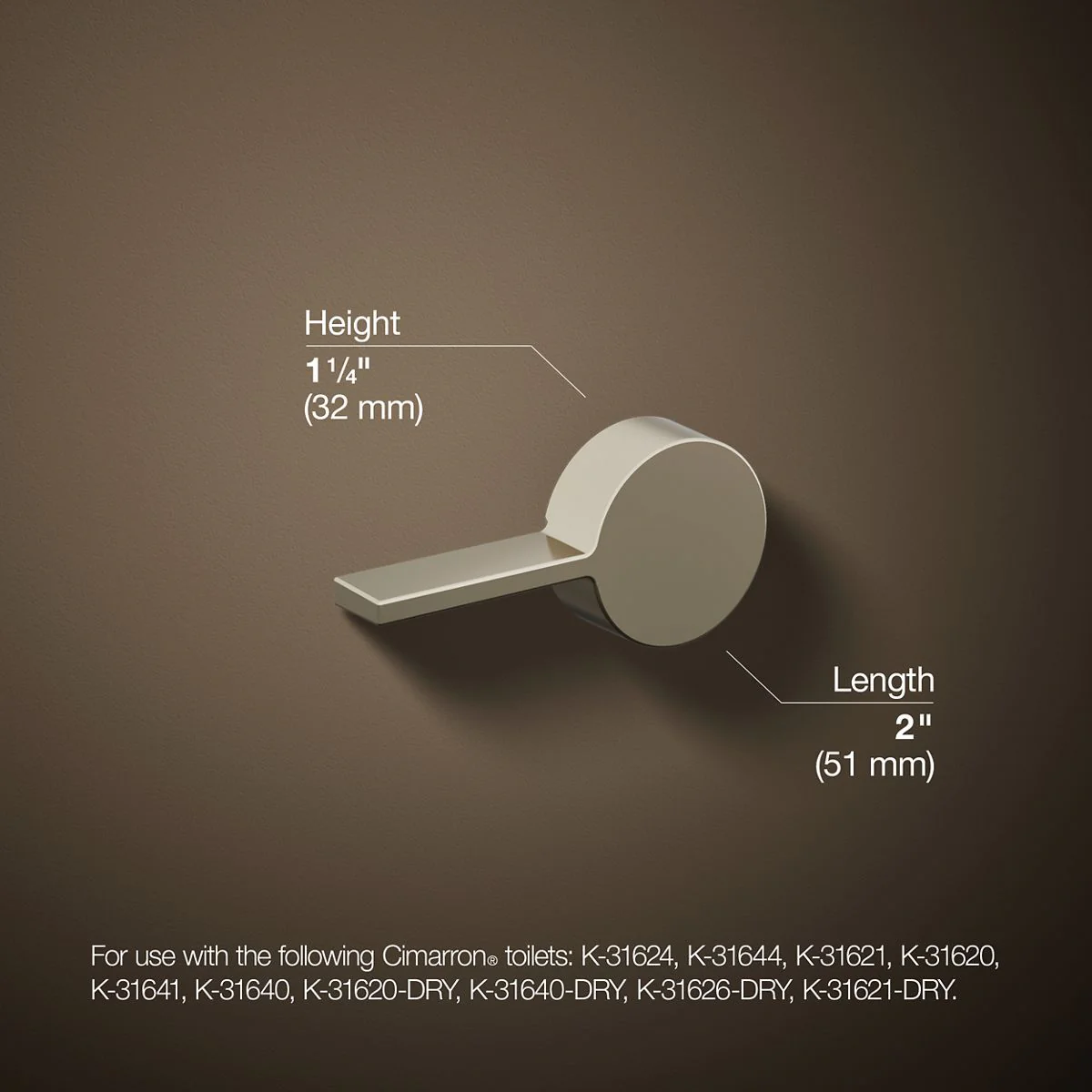 KOHLER K-9466-L Cimarron Left-hand trip lever - Image 15