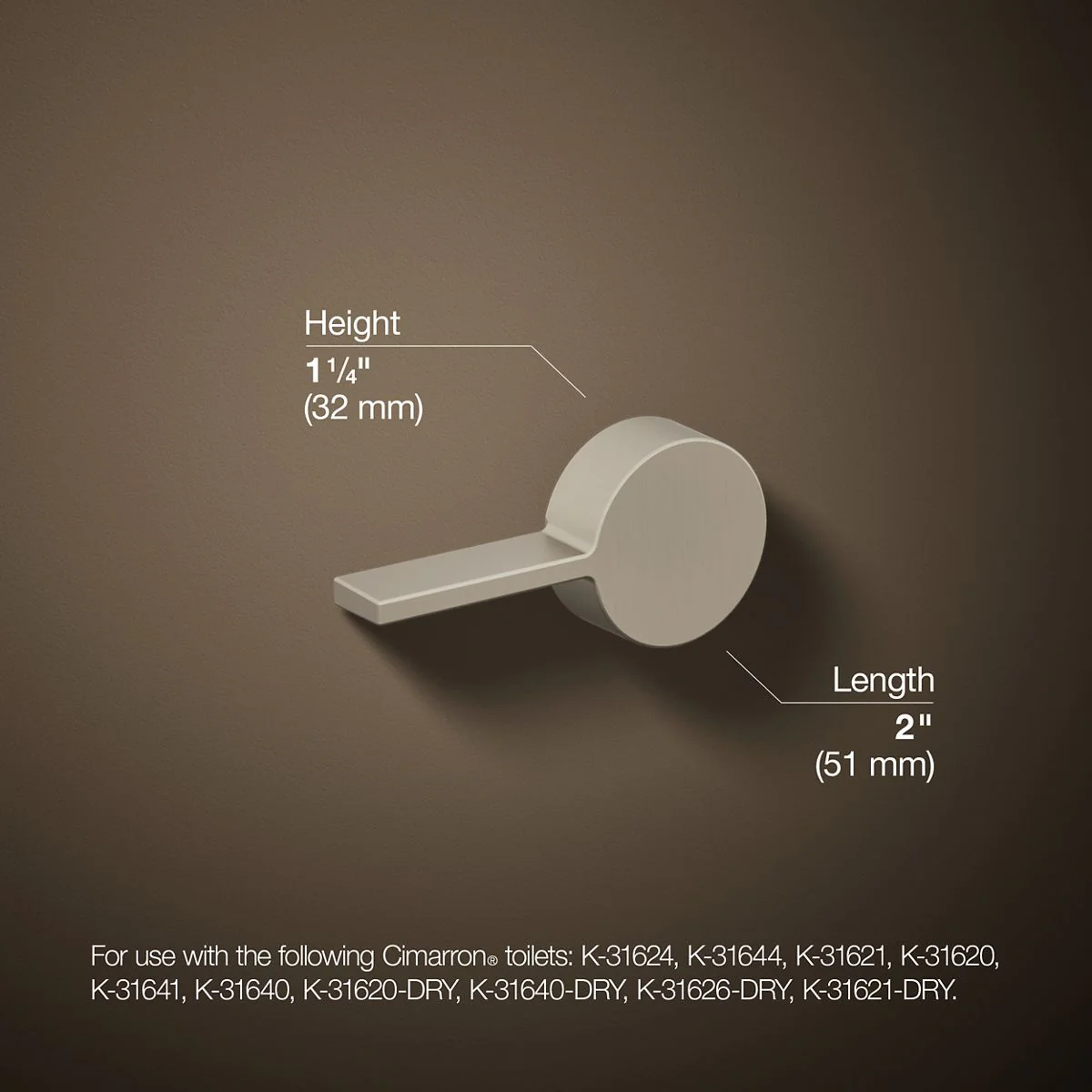 KOHLER K-9466-L Cimarron Left-hand trip lever - Image 25