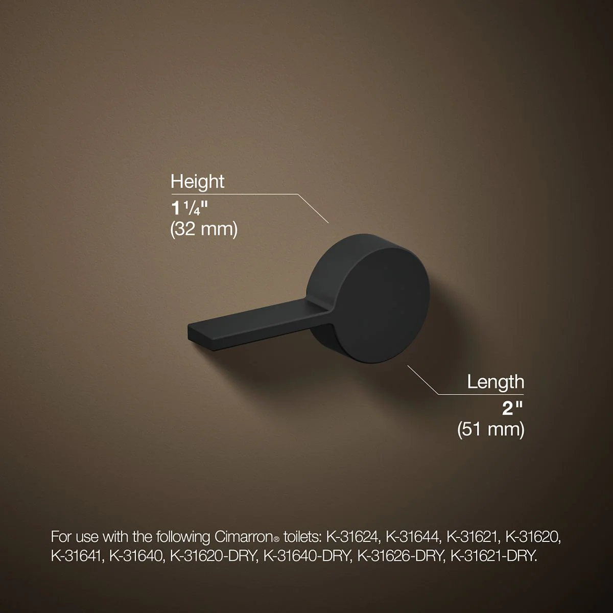 KOHLER K-9466-L Cimarron Left-hand trip lever - Image 30