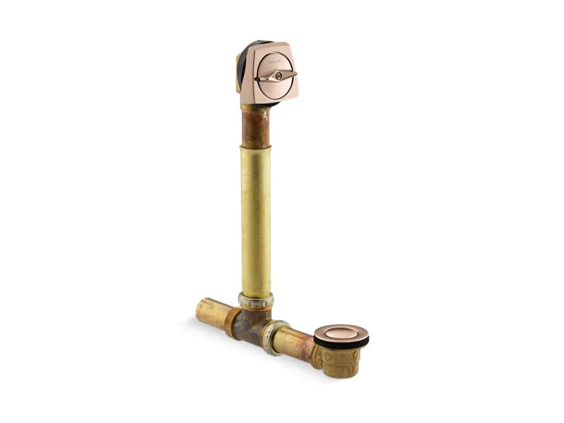 KOHLER K-7161-AF Clearflo 1-1/2" adjustable pop-up drain with above- or through-the-floor installations for 17"-24" deep baths - Image 10