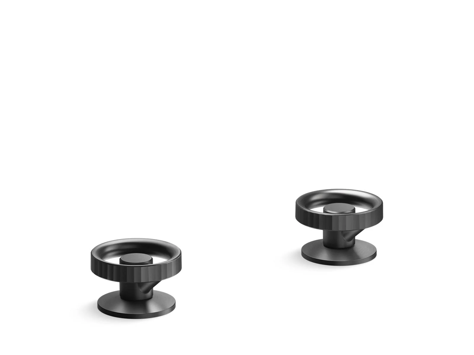KOHLER K-77990-9 Components Deck-mount bath faucet handles with Industrial design