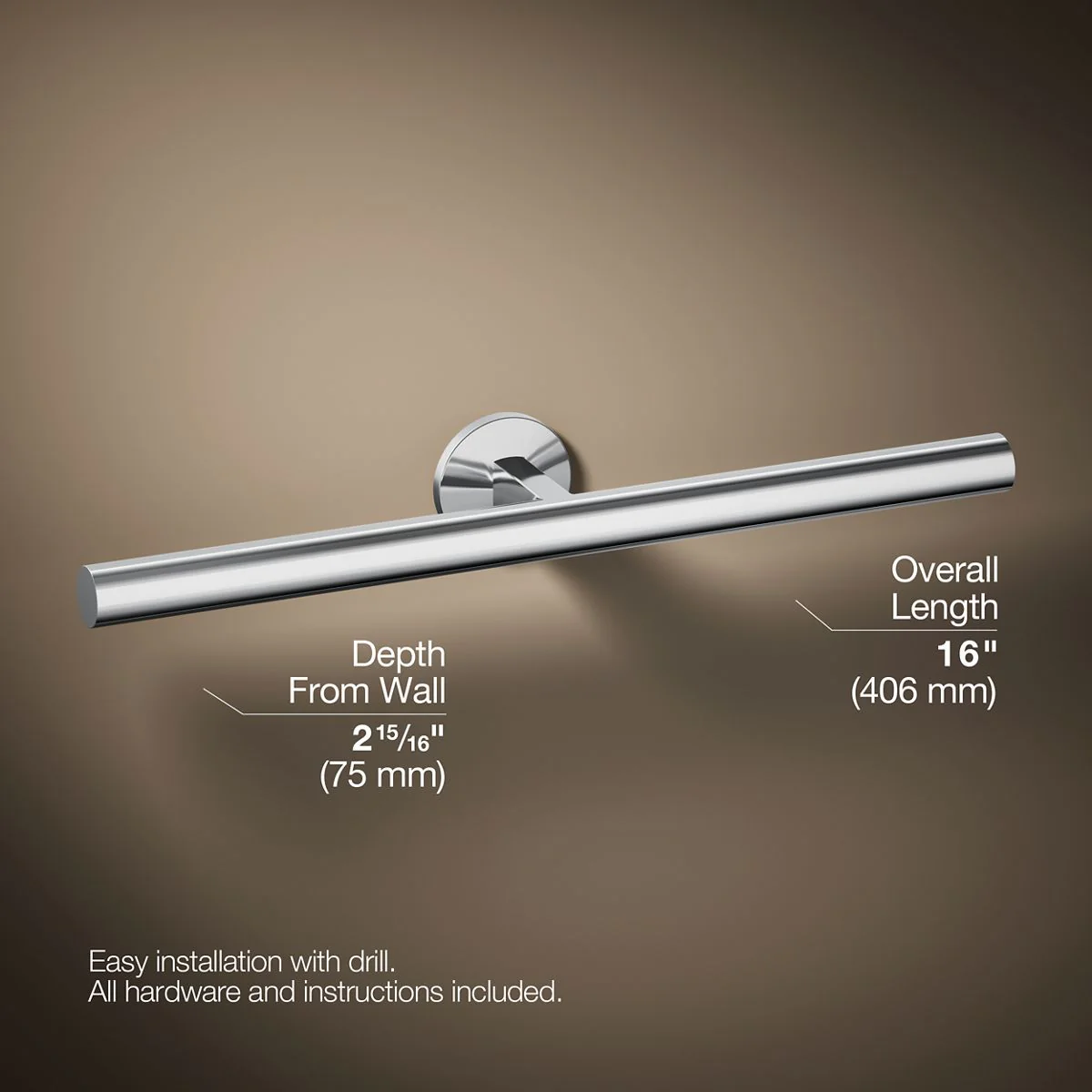 KOHLER K-78379 Components Double towel arm - Image 40