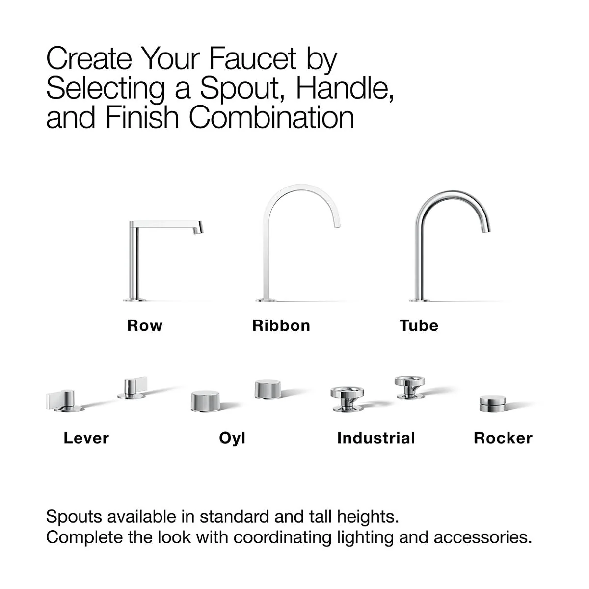KOHLER K-77963-8A Components Rocker bathroom sink faucet handle - Image 29