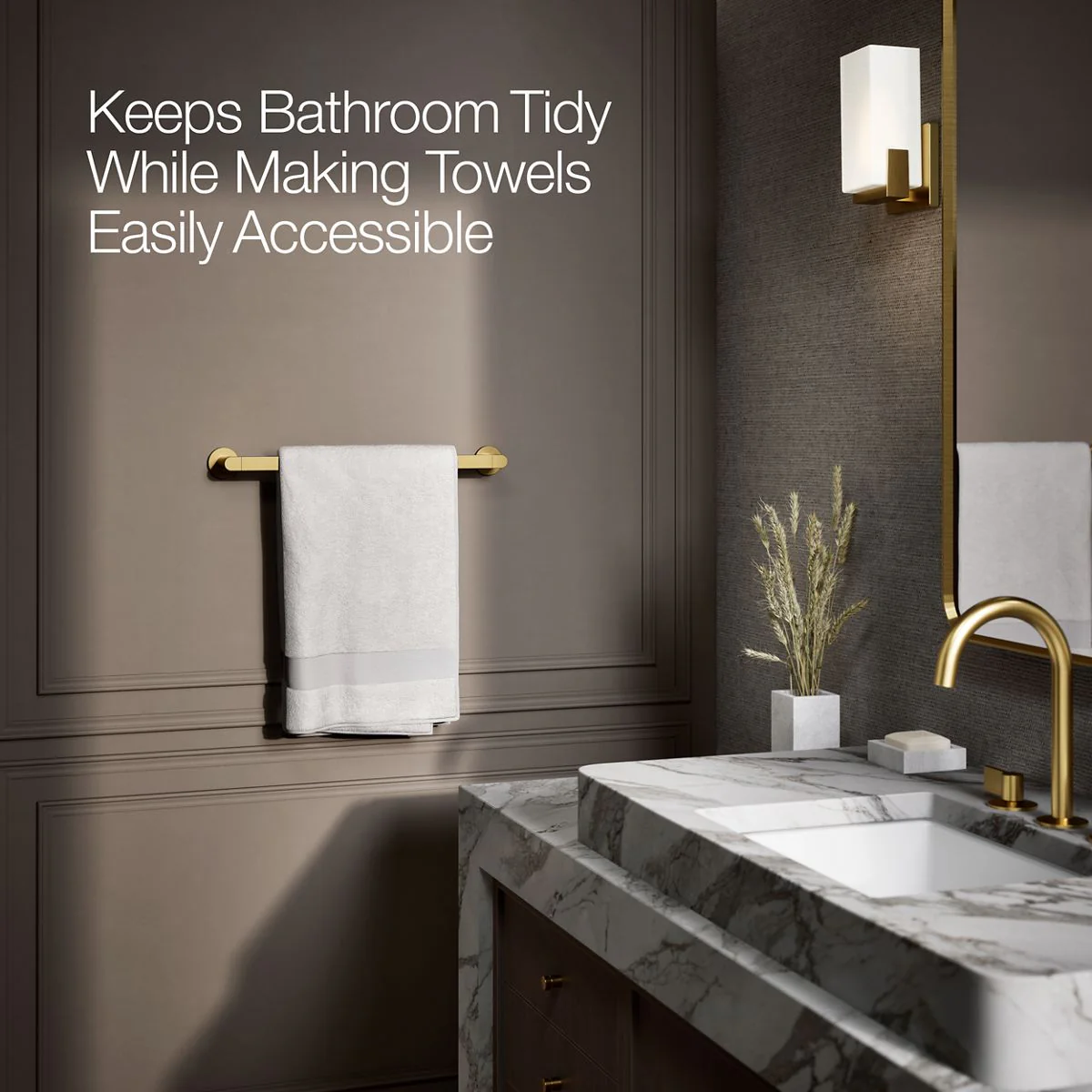 KOHLER K-73141 Composed 18" towel bar - Image 12