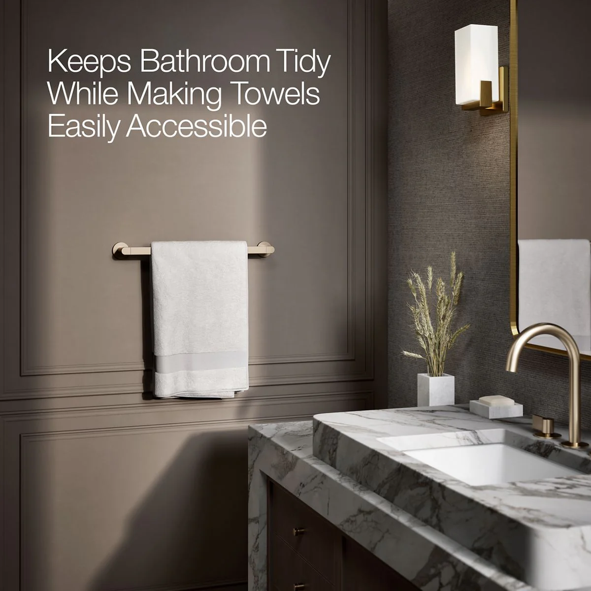 KOHLER K-73141 Composed 18" towel bar - Image 31
