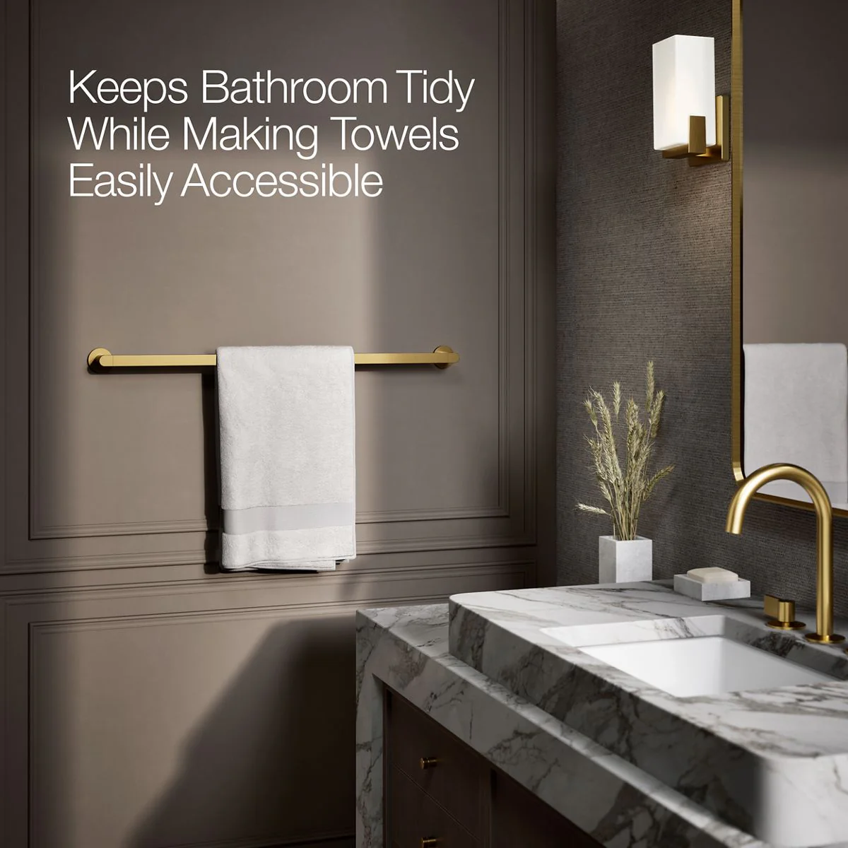 KOHLER K-73143 Composed 30" towel bar - Image 13