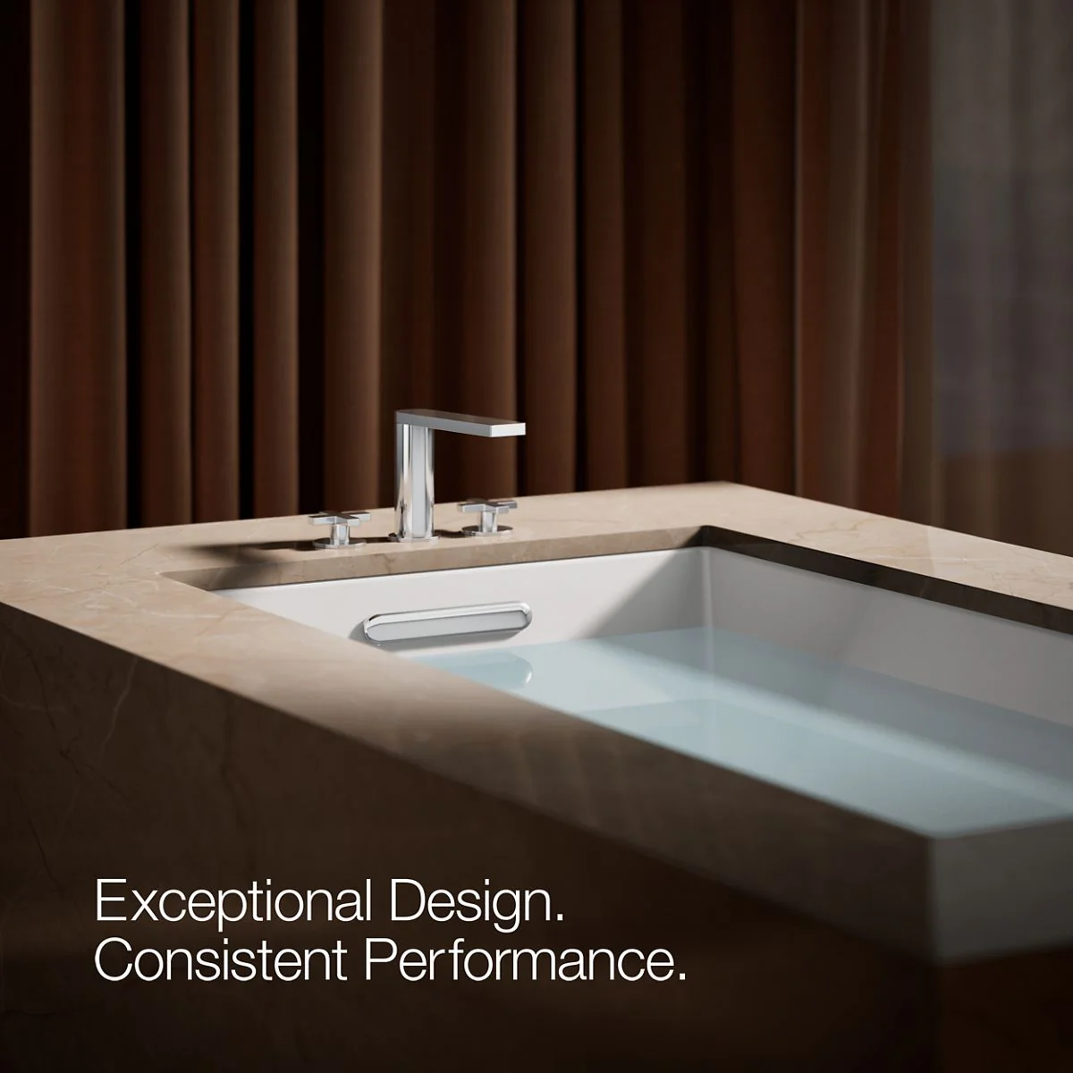 KOHLER K-73081-3 Composed Deck-mount bath faucet with cross handles - Image 17