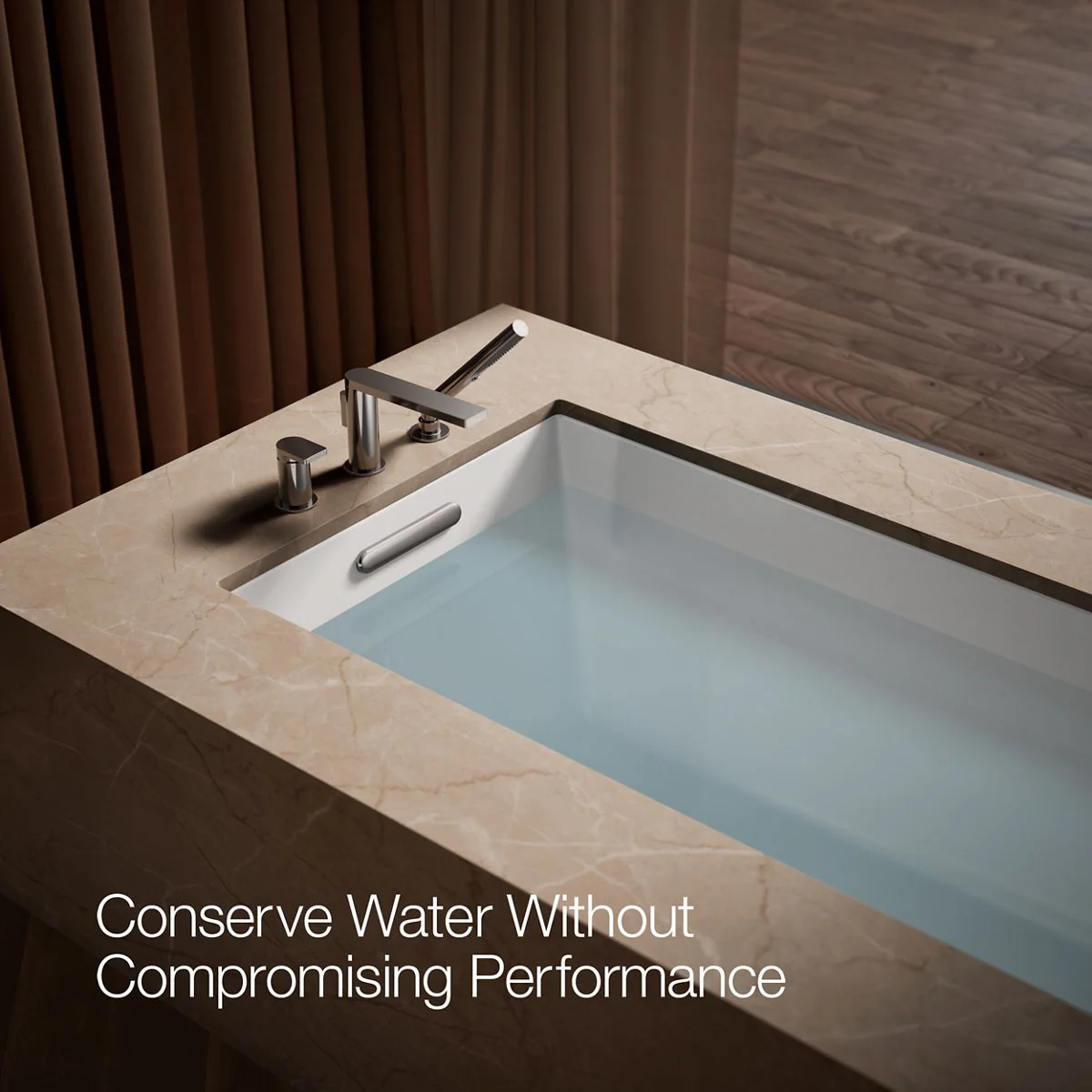 KOHLER K-73078-4 Composed Deck-mount bath faucet with handshower - Image 13