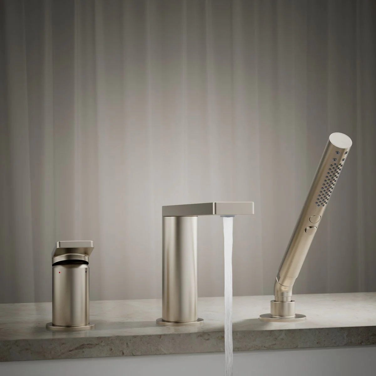 KOHLER K-73078-4 Composed Deck-mount bath faucet with handshower - Image 24