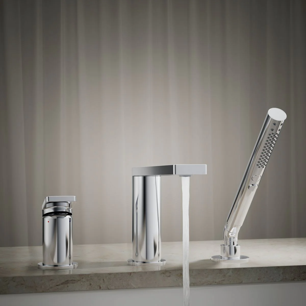 KOHLER K-73078-4 Composed Deck-mount bath faucet with handshower - Image 34