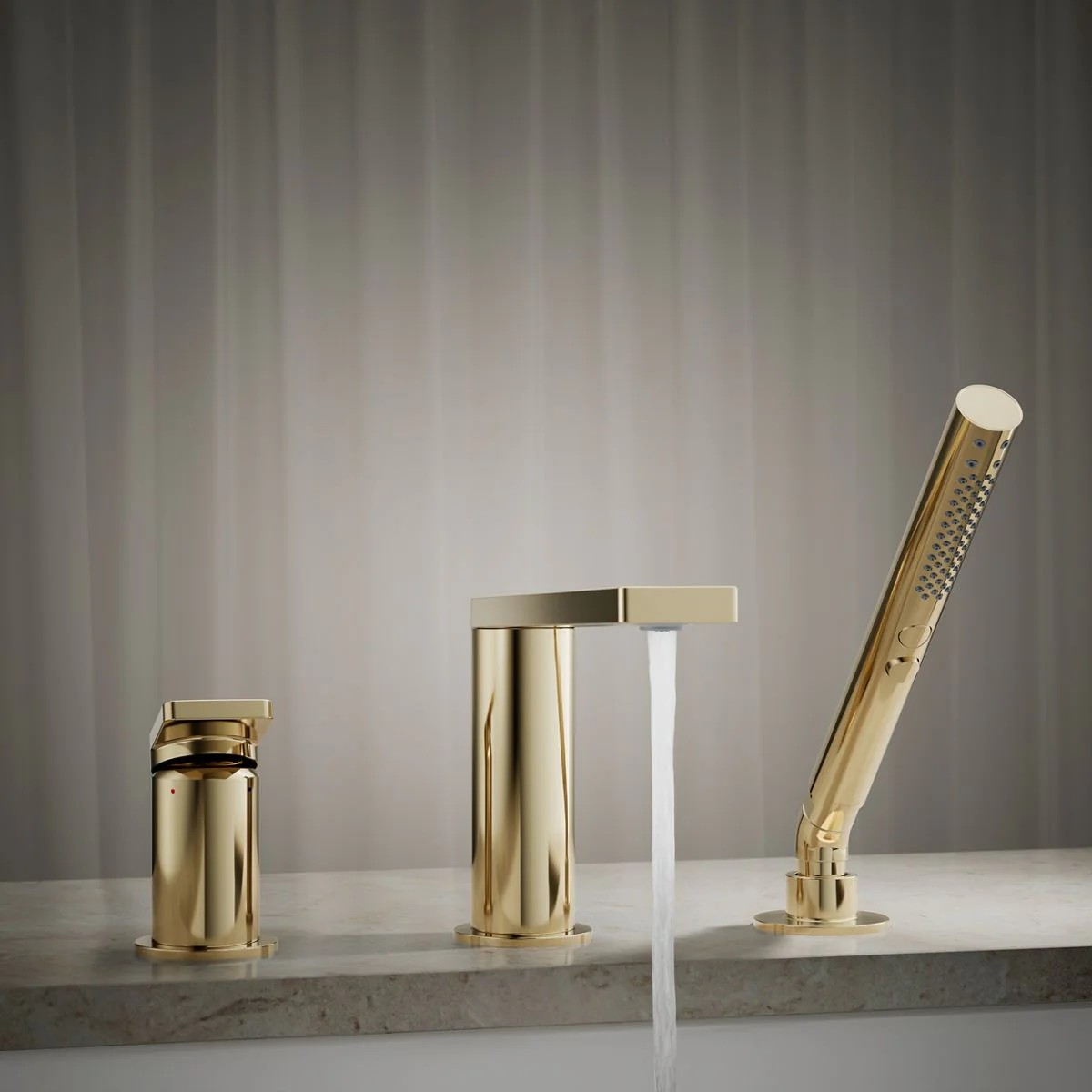 KOHLER K-73078-4 Composed Deck-mount bath faucet with handshower - Image 43