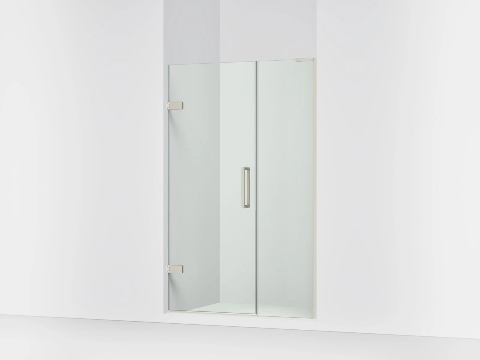 KOHLER K-27606-10L Composed Frameless pivot shower door, 71-3/4" H x 46 - 46-3/4" W, with 3/8" thick Crystal Clear glass - Image 14