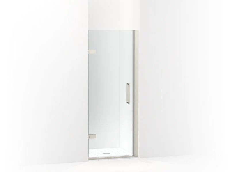 KOHLER K-27576-10L Composed Frameless pivot shower door, 71-5/8" H x 27-5/8 - 28-3/8" W, with 3/8" thick Crystal Clear glass - Image 2