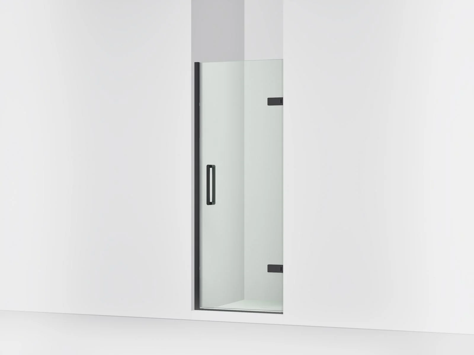 KOHLER K-27576-10L Composed Frameless pivot shower door, 71-5/8" H x 27-5/8 - 28-3/8" W, with 3/8" thick Crystal Clear glass - Image 4