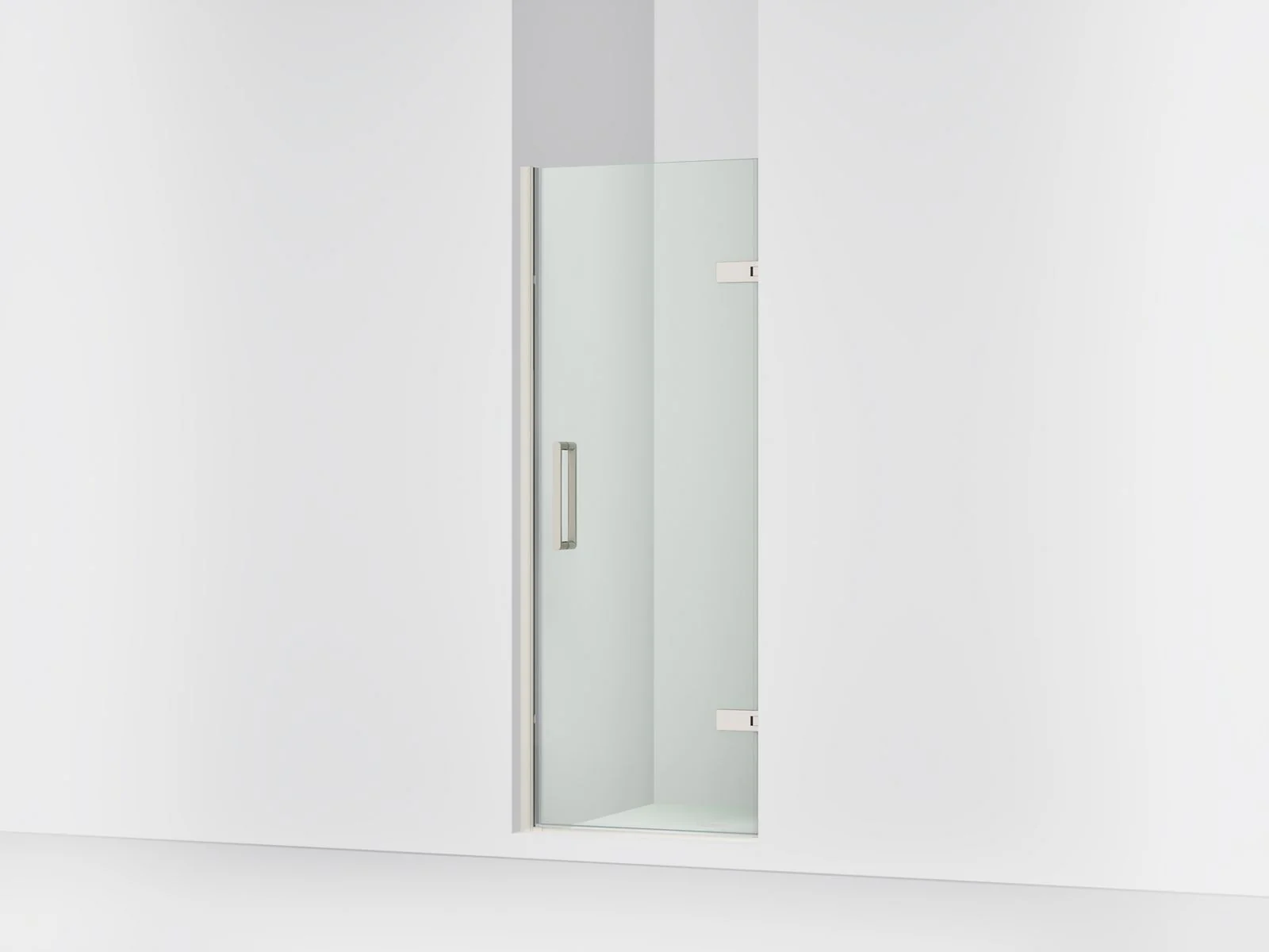 KOHLER K-27576-10L Composed Frameless pivot shower door, 71-5/8" H x 27-5/8 - 28-3/8" W, with 3/8" thick Crystal Clear glass - Image 9