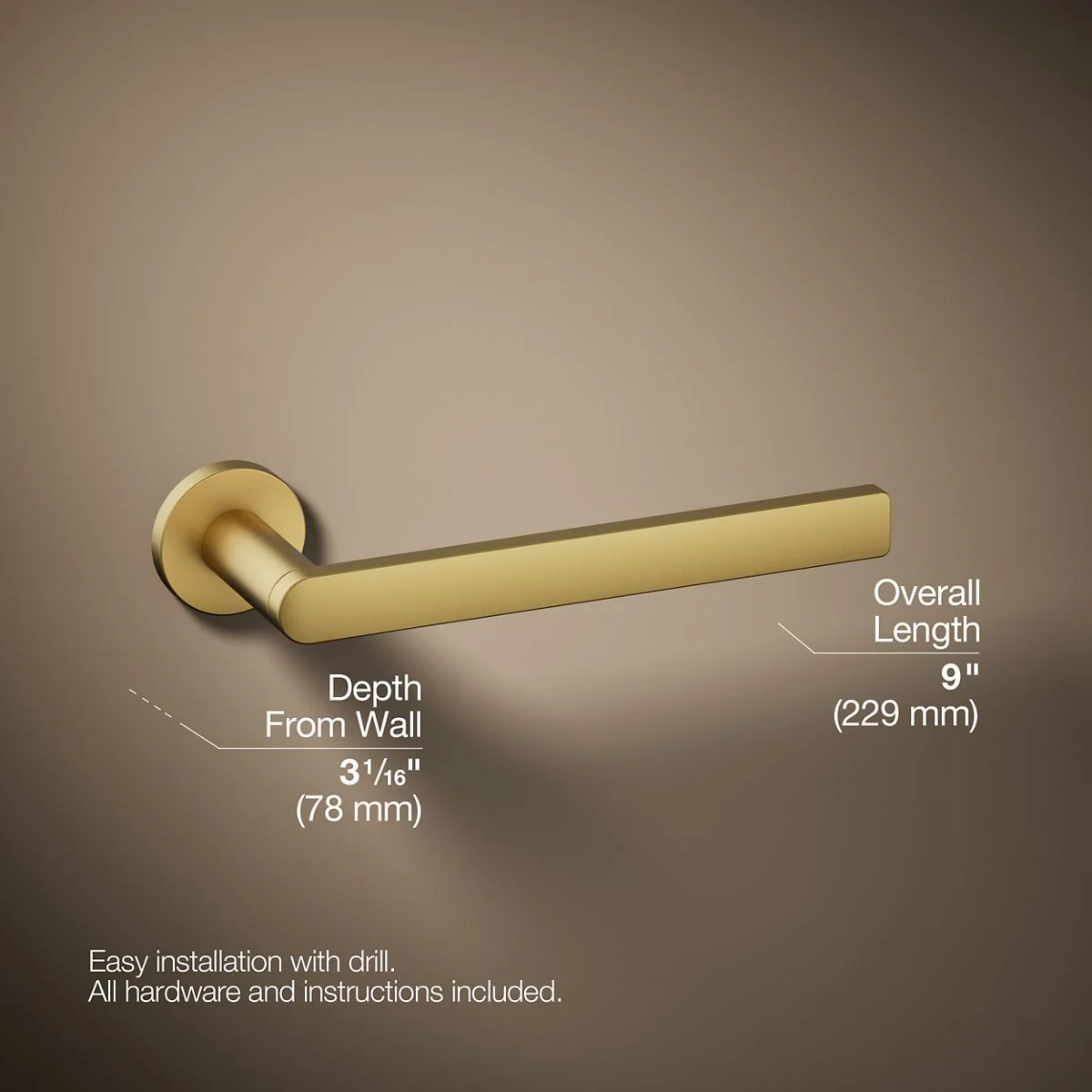 KOHLER K-73145 Composed Towel arm - Image 14