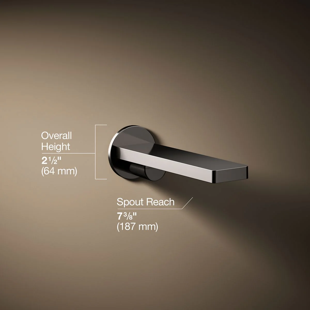 KOHLER K-73120 Composed Wall-mount bath spout - Image 6