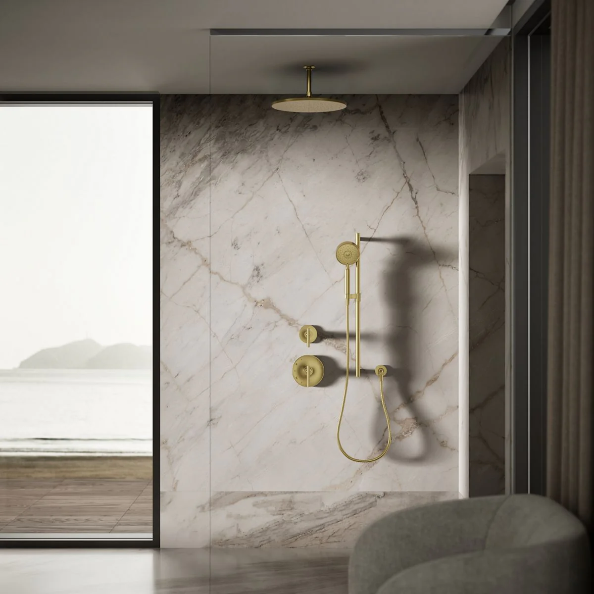 KOHLER K-13691 Contemporary Round 14â€ single-function rainhead, 2.5 gpm - Image 33