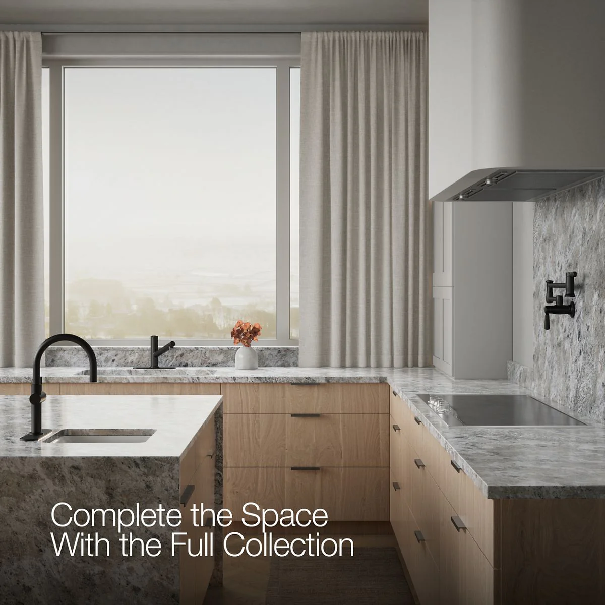 KOHLER K-22976 Crue Pull-out kitchen sink faucet with three-function sprayhead - Image 11