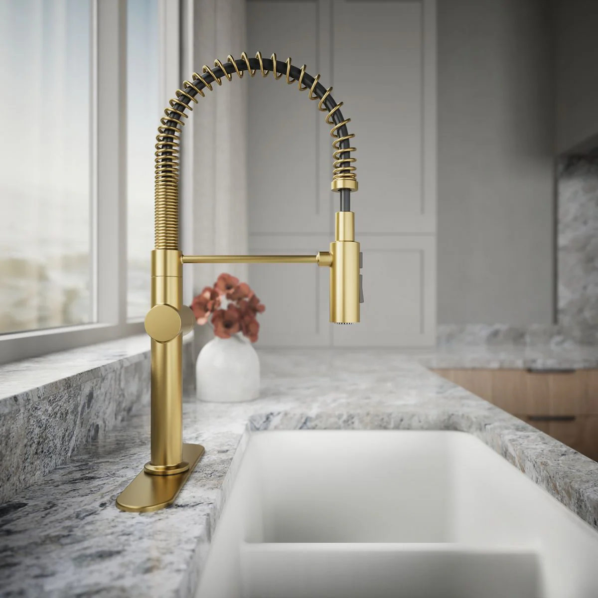 KOHLER K-22973 Crue Semi-professional kitchen sink faucet with three-function sprayhead - Image 6