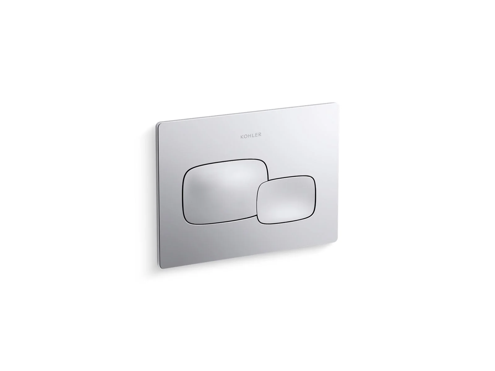 KOHLER K-5413 Cue Flush actuator plate for 2"x 4" in-wall tank and carrier system