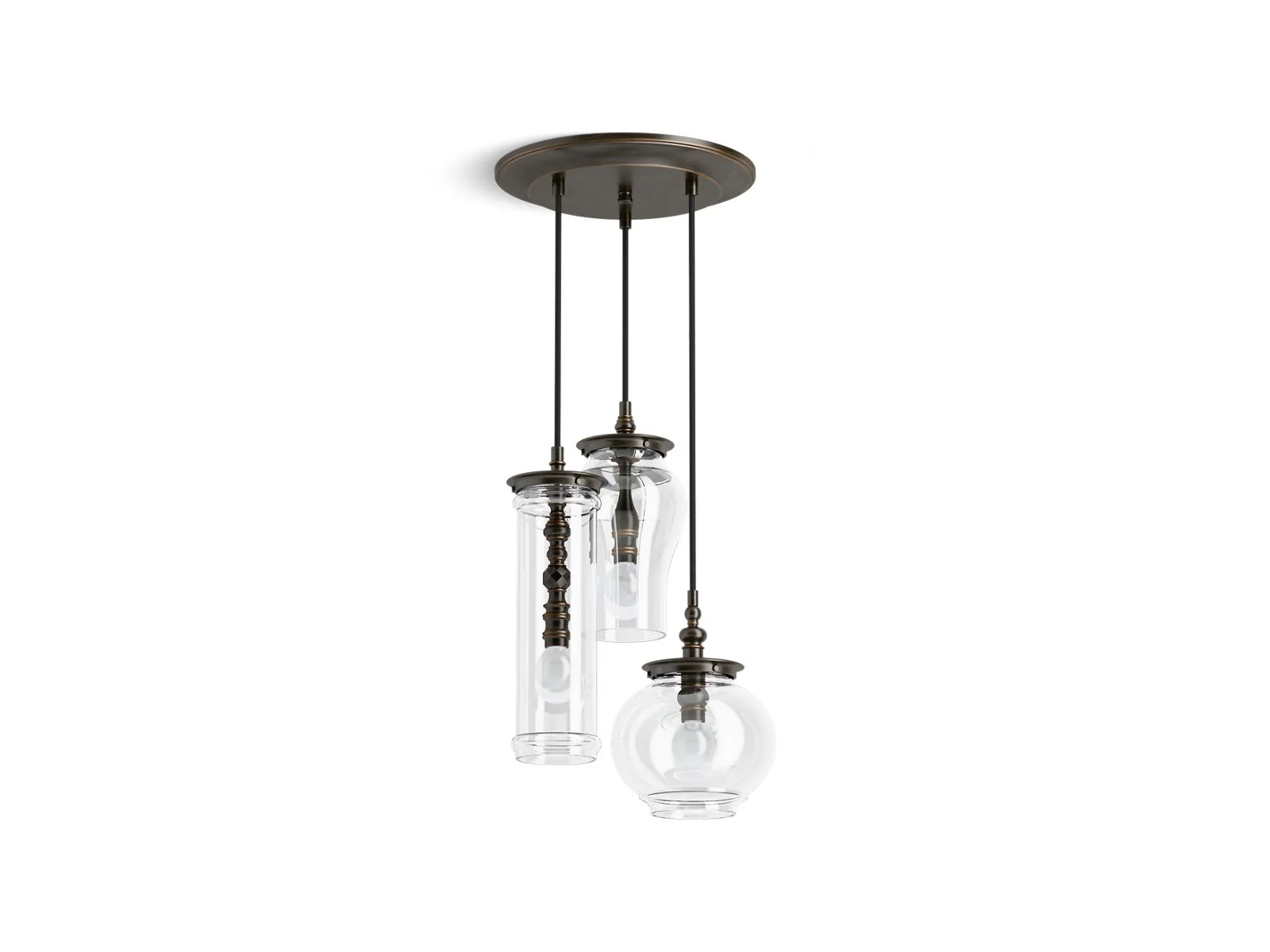 KOHLER K-23341-PE03 Damask 12" pendant