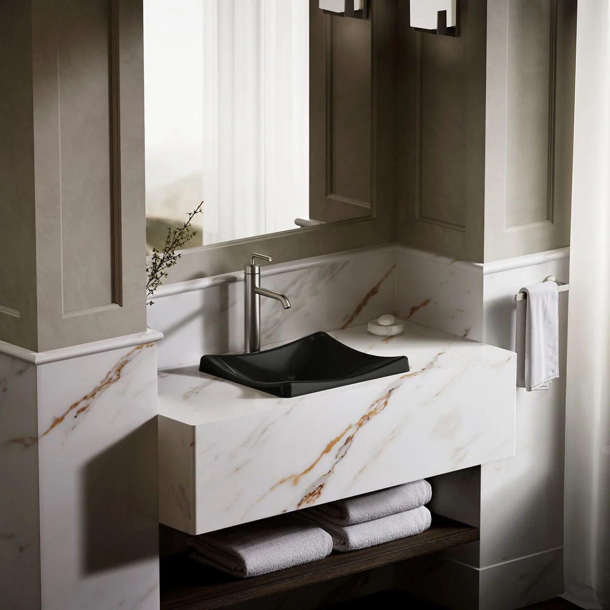 KOHLER K-2833 DemiLav 18-1/4" rectangular vessel bathroom sink, no overflow - Image 42