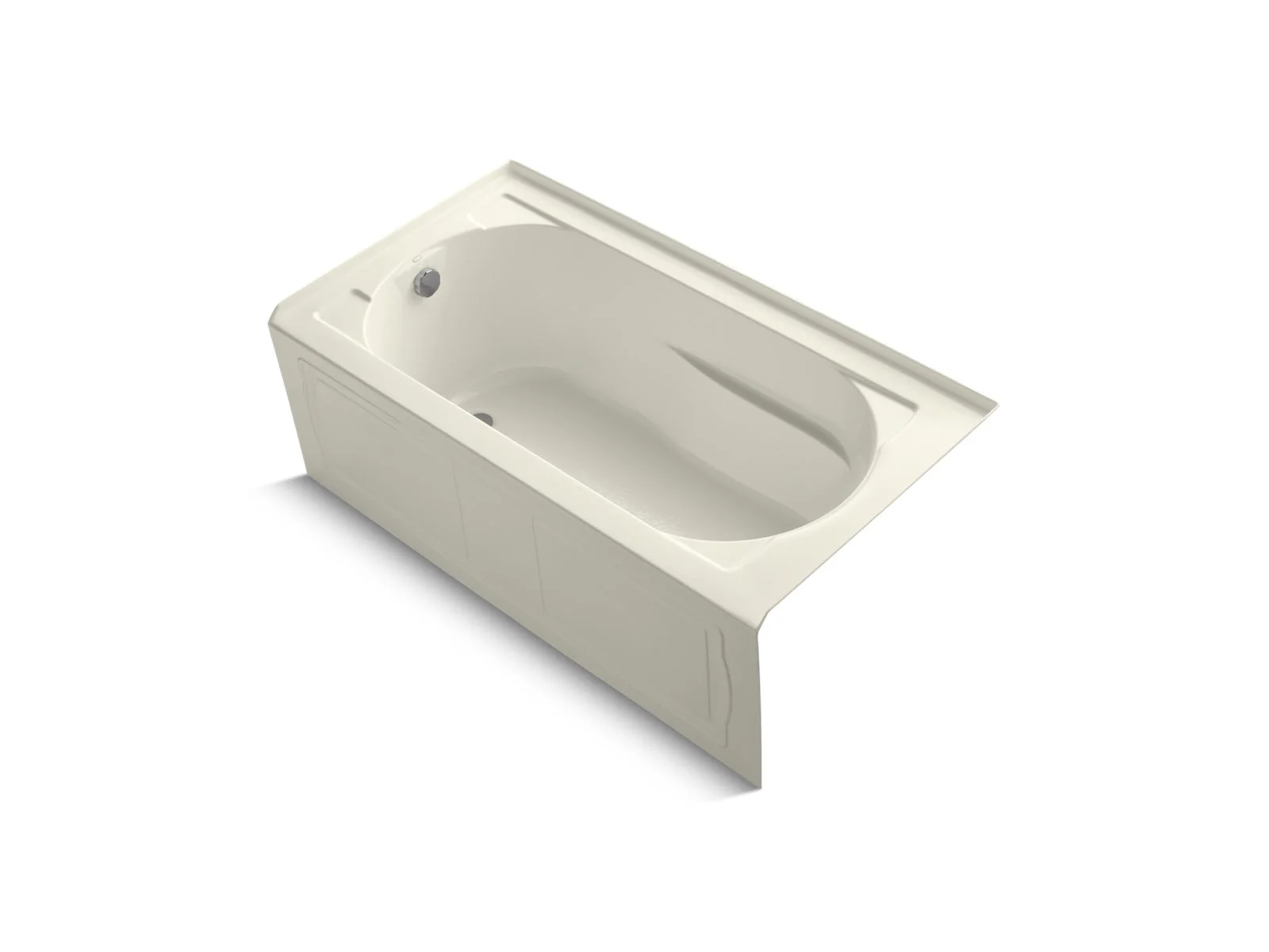 KOHLER K-1184-LA Devonshire 60" x 32" alcove bath, left drain - Image 2