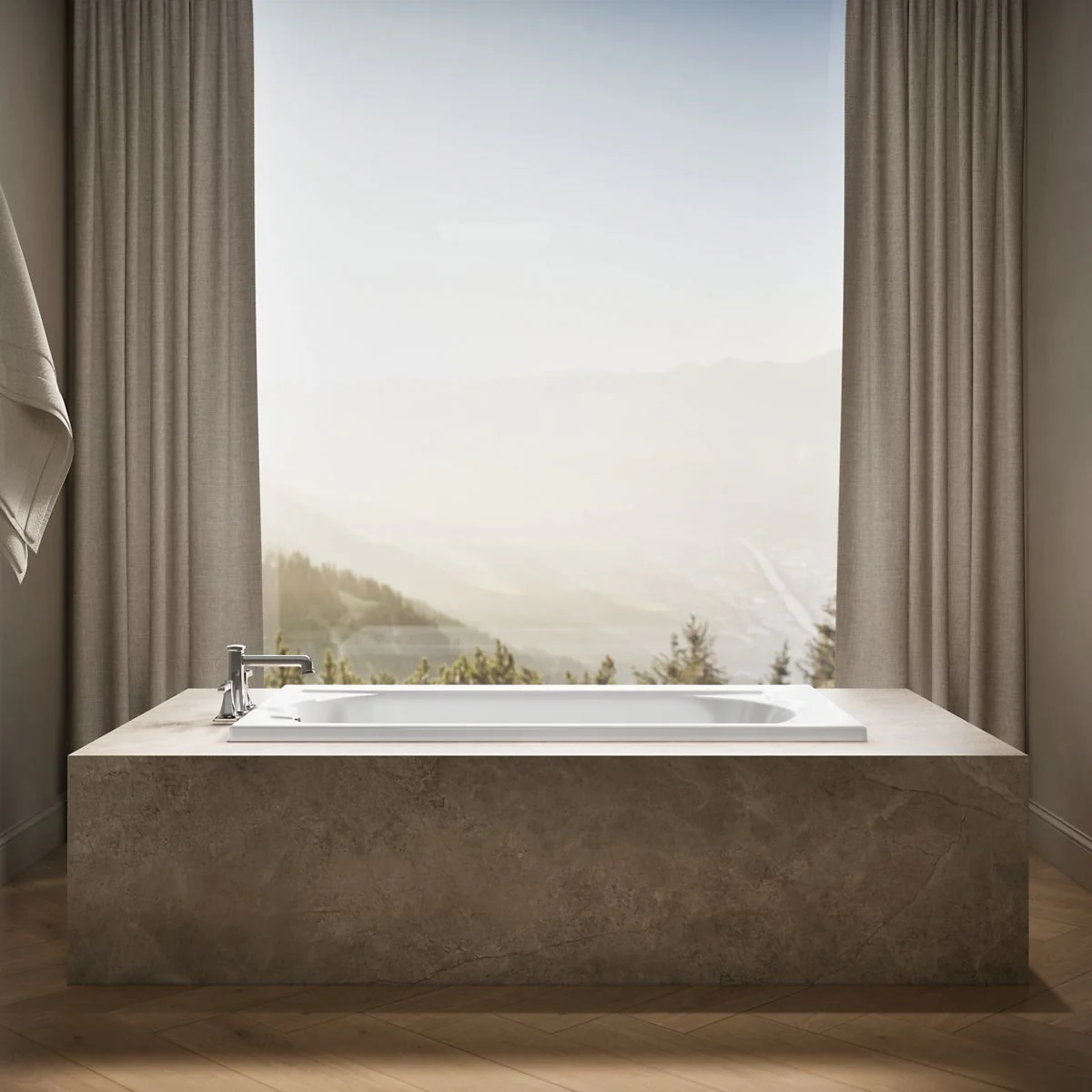KOHLER K-1184 Devonshire 60" x 32" drop-in bath - Image 7