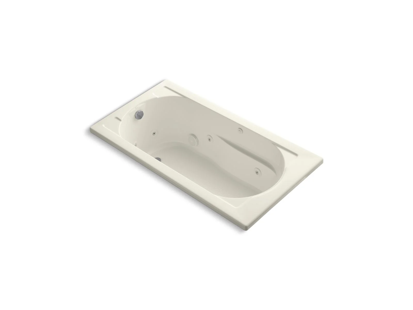 KOHLER K-1357-H Devonshire 60" x 32" drop-in whirlpool bath heater - Image 2