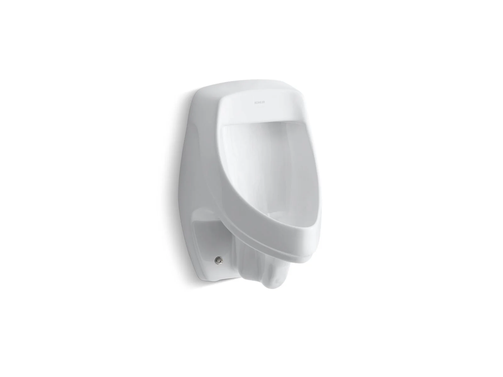 KOHLER K-5016-ER Dexter Siphon-jet half-stall 0.5–1.0 gpf urinal, rear spud