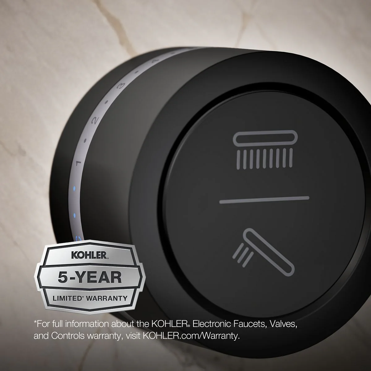 KOHLER K-29202-E DTV Mode Two-outlet shower digital interface with eco-mode diverter - Image 9