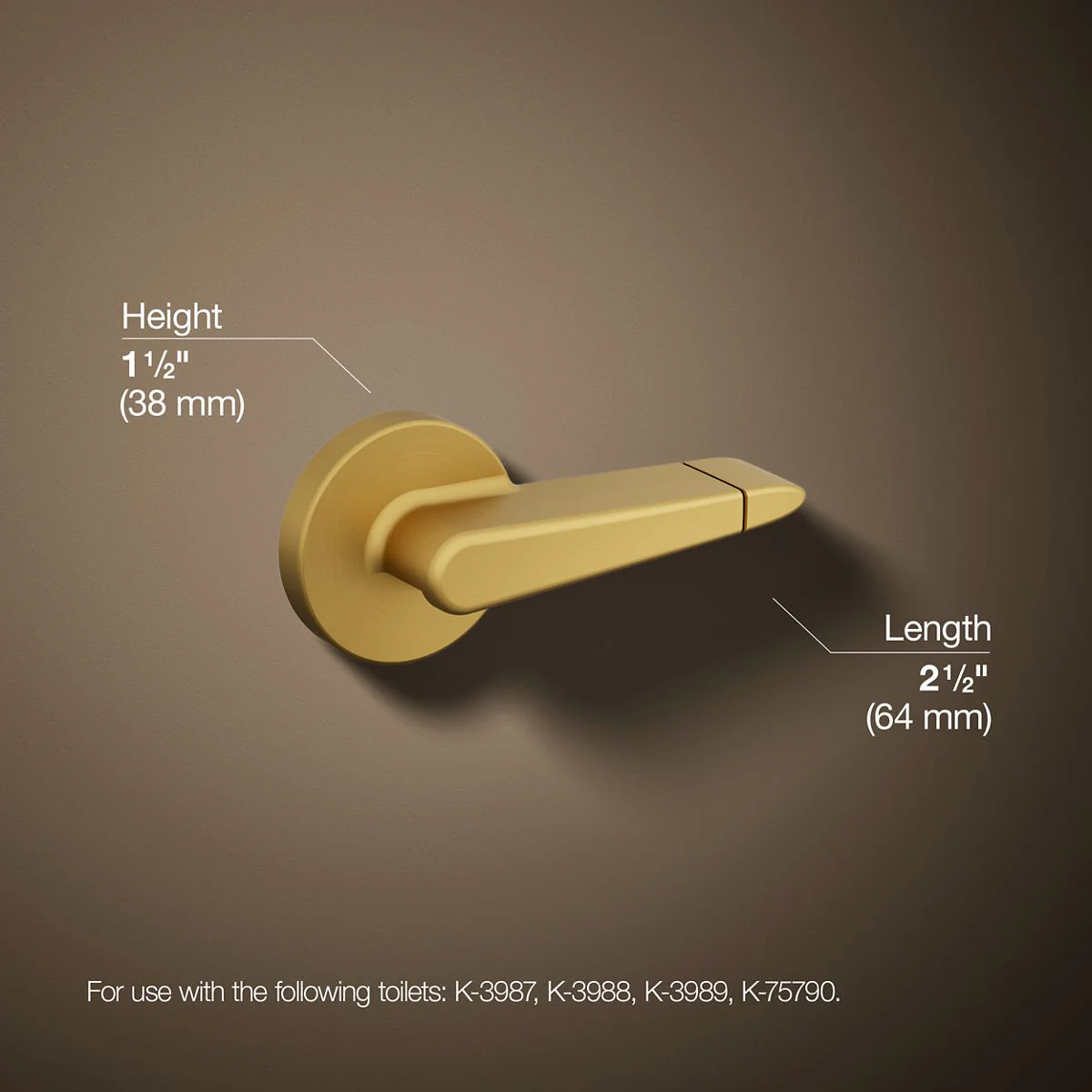 KOHLER K-9237 Dual-flush trip lever, left hand - Image 10