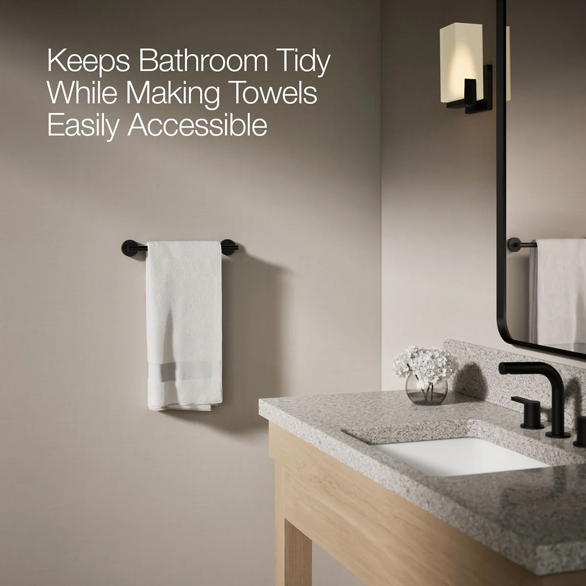 KOHLER K-27288 Elate 12" towel bar - Image 13