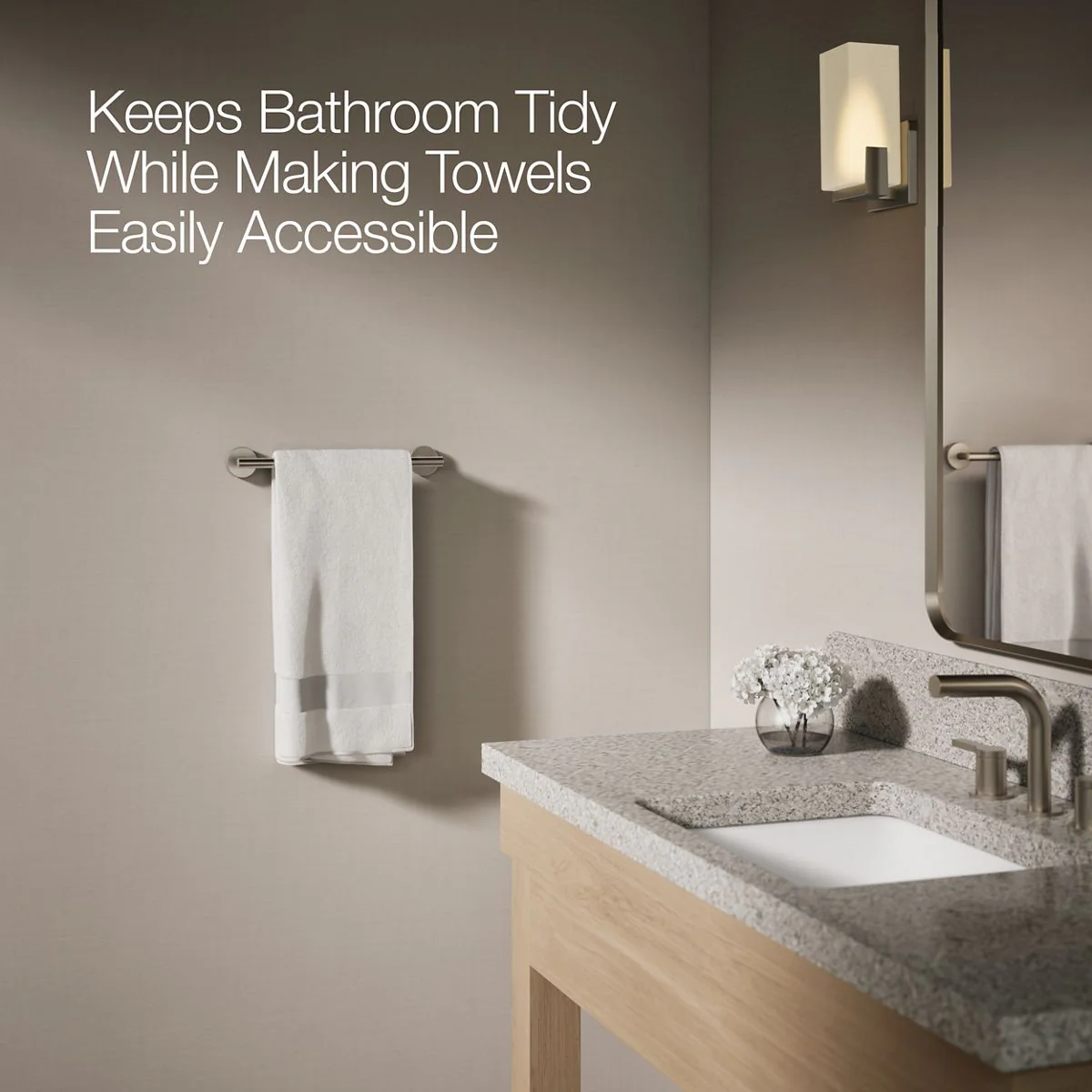 KOHLER K-27288 Elate 12" towel bar - Image 18