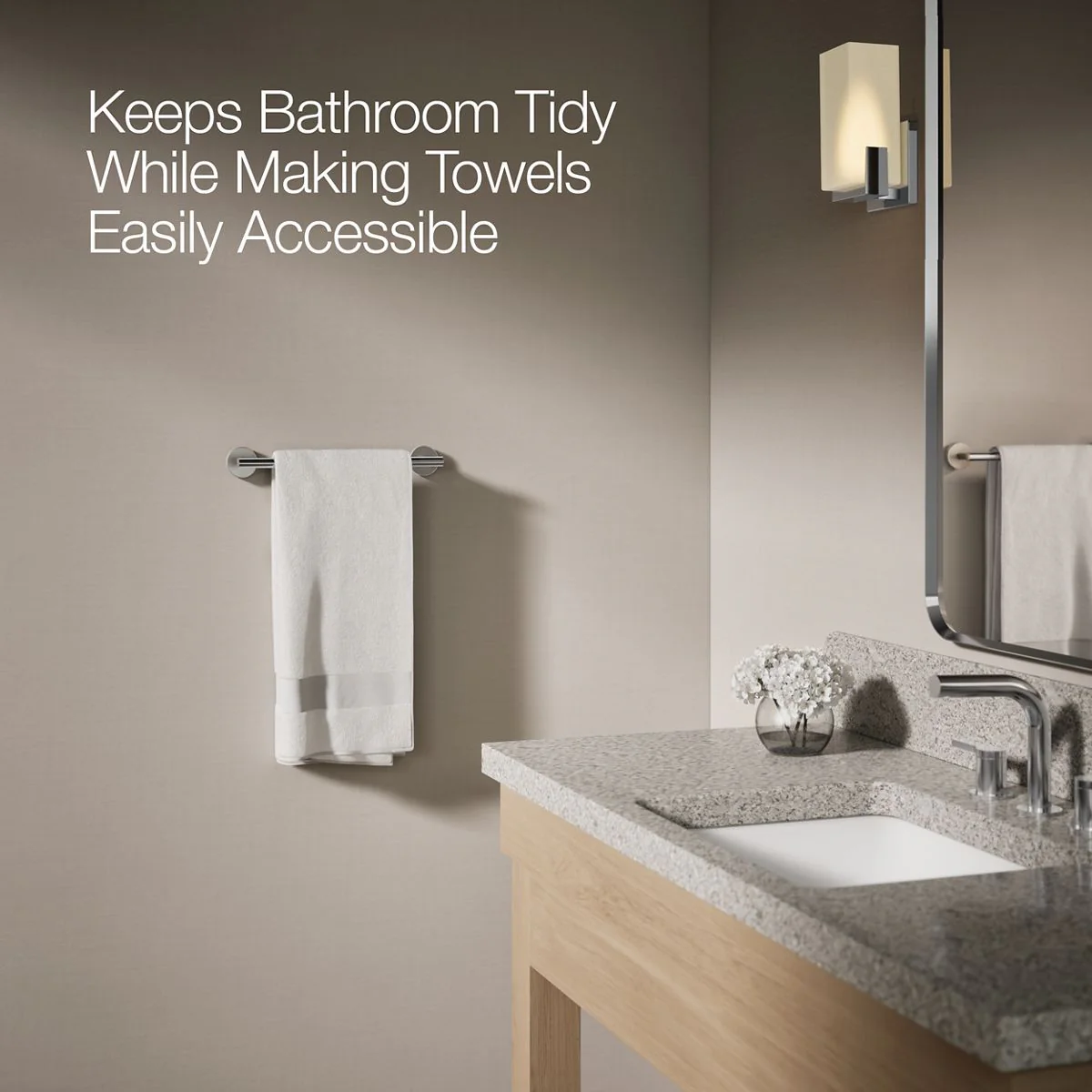 KOHLER K-27288 Elate 12" towel bar - Image 24