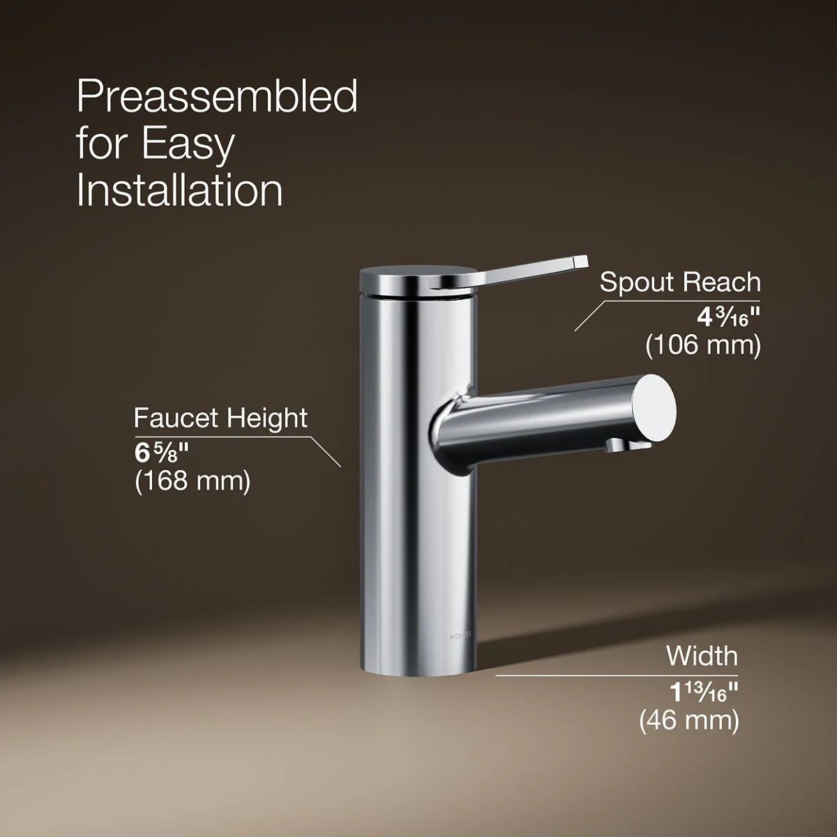 KOHLER K-35048-4N Elate Single-handle bathroom sink faucet, 0.5 gpm - Image 19