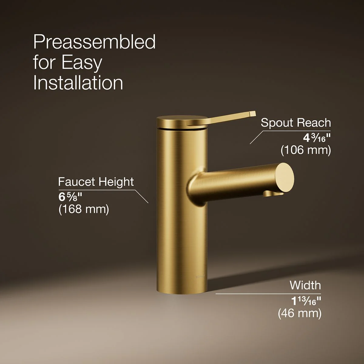 KOHLER K-35048-4N Elate Single-handle bathroom sink faucet, 0.5 gpm - Image 3