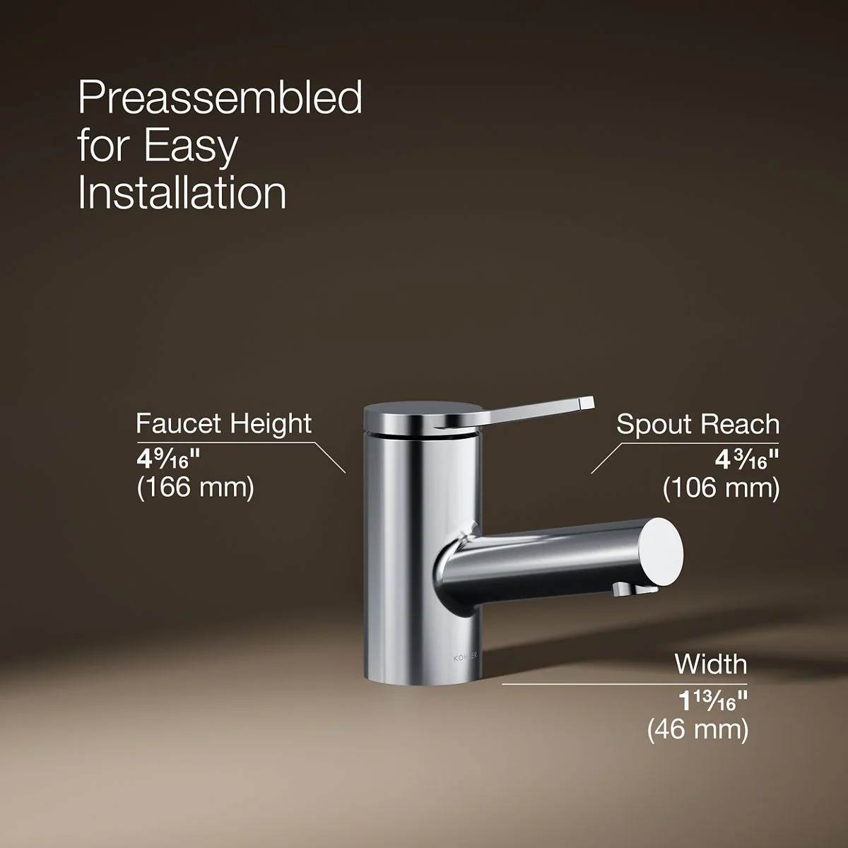 KOHLER K-33590-4 Elate Single-handle bathroom sink faucet, 1.2 gpm - Image 19